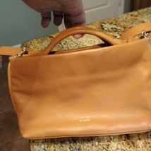 SKAGEN Tote Brown Color Leather Tote Shoulder Purse Handbag - $48.51