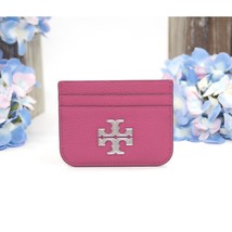 Tory Burch Plumberry Leather Eleanor Logo Card Case Mini Wallet NWT - £102.48 GBP