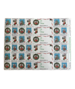 Original Vintage U.S. Christmas Seals 1986 / 2 Full Sheets of Stamps - $441.35 MXN