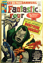 Fantastic Four Annual# 2 Summer 1964 (7.0 FN/VF)Origin Doctor Doom Kirby Art Key - £1,519.18 GBP