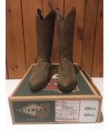 Diamond J Western Boots 51013L Tan Comanche Womens Size 8B - £8.01 GBP