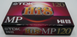 TDK Hi8 MP120 P6-120H8MP Camcorder Videotape Sealed - NIOP Sealed New Hi8 - $11.21 CAD