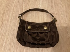 Coach Handbag Small Brown L0949-13833 Fabric Women’s Bag - £19.83 GBP