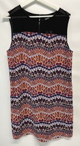Sam Edelman Shift Dress Multicolor Lined Sleeveless Summer Casual NEW Size M - £22.13 GBP
