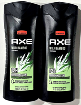 2 Pack Axe Wild Bamboo Refreshing Scent Body Wash 16oz. - £21.10 GBP