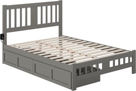 Full-Size Afi Tahoe Island Bed In Gray. - £366.50 GBP
