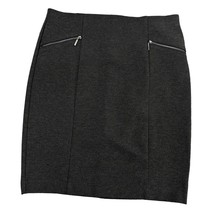 Alfani Skirt Size 12 Large Charcoal Gray Grey Knee Length Polyester Rayo... - $16.19