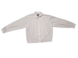 Vintage Meish Windbreaker Men’s Jacket Lightweight Ivory Size Large retro - $29.40