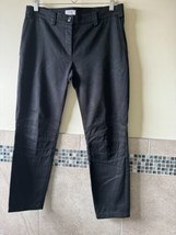 Moschino Black Cotton Blend Pants SZ 10 Made in Italy - £59.85 GBP