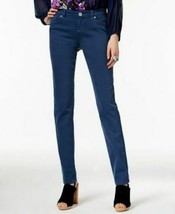 Inc International Concepts Curvy Colored Wash Skinny Jeans 2 Deep Twilights - $44.55