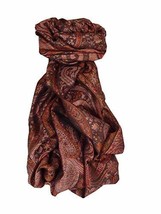 Jamawar Premium Silk Stole Pattern 4021 by Pashmina &amp; Silk - £88.89 GBP