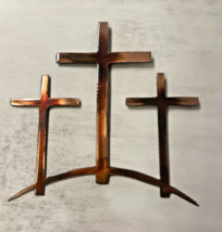 Three Crosses on a Hill Metal Wall Art 12&quot; - $28.49