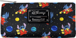 Loungefly Disney Lilo &amp; Stitch Space All Over Wallet - £47.01 GBP