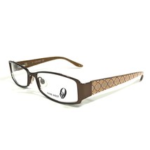Nine West NW415 0W44 Eyeglasses Frames Brown Gold Rectangular 51-16-130 - £32.86 GBP