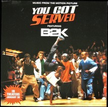 B2K &quot;YOU GOT SERVED SOUNDTRACK&quot; 2003 PROMO POSTER/FLAT 2-SIDED 12X12 ~HT... - £17.71 GBP