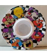 Vintage Looney Tunes Melamine Chip Dip Appetizer Serving Tray 1994 Zak D... - $27.71