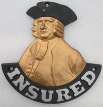 FIRE MARK: Penn Fire Insurance Company of Pittsburgh Metal Plaque - SIGN... - £66.18 GBP