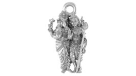 Silver (92.5% purity) God Kartikeya Pendant Pure Silver Lord Locket for Good - £26.17 GBP