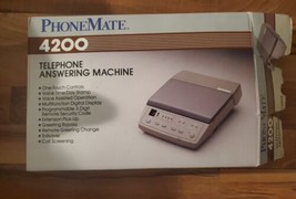 Vintage Phonemate 4200 telephone answering machine Tested. - £23.18 GBP