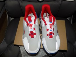 adidas Kids&#39; 4uture Runner Elastic Running Shoe White/Red/Blue Size 5.5 ... - £55.36 GBP