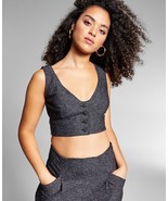 MSRP $70 Jeannie Mai Inc Grace Wide-Strap Bralette Gray Size 14 - $32.25 CAD