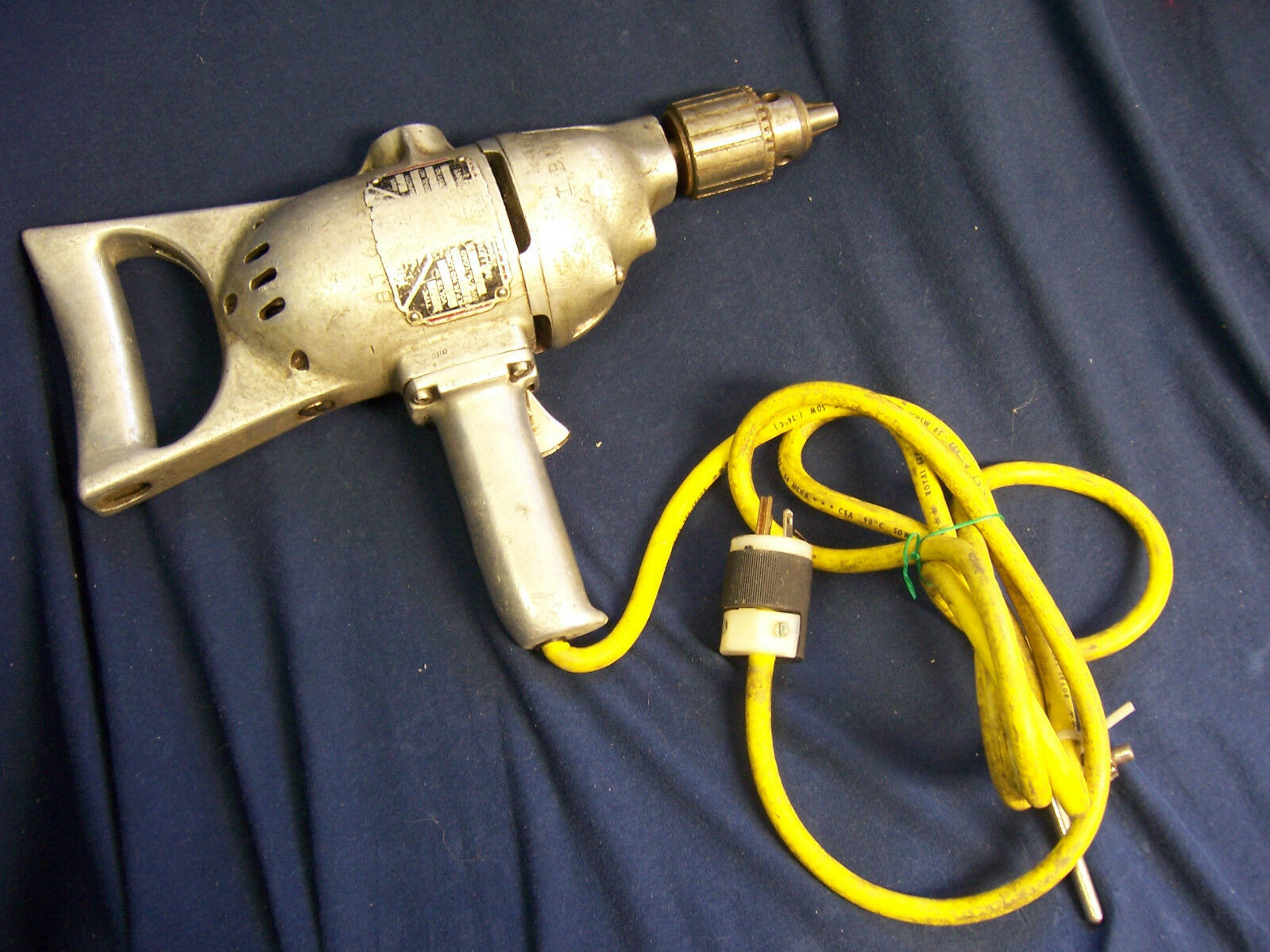 VINTAGE METAL MILLARS FALLS? 712A ELECTRIC DRILL W JACOBS 6A 33 TAPER CHUCK IBM - £77.89 GBP