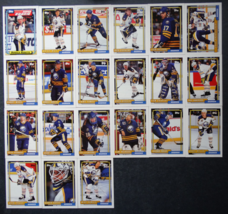 1992-93 Topps Buffalo Sabres Team Set of 21 Hockey Cards - £5.50 GBP