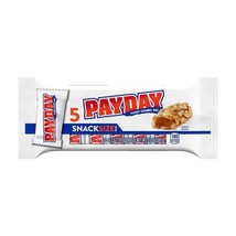 3 PACKS Of  Payday Peanut Caramel Candy Bars Snack Pack, 5 Ct - £8.60 GBP