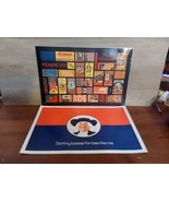 Vintage Quaker Oats Cereal Label Placemats Double Sided Laminated 11.5x1... - $23.17