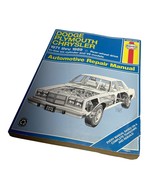 Dodge Plymouth Chrysler Automotive Repair Manual 1971-1989 Haynes - $9.27