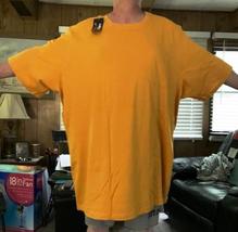 5X BIG (2) T SHIRTS MUSTARD &amp; RUST with CHEST POCKET NEW with TAGS! - £21.94 GBP