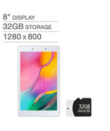 Samsung Galaxy Tab A 8&quot; 8in 32GB Tablet Silver + Bonus 32 GB MicroSD Car... - $2,589.14 MXN