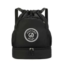  Backpack Man Shoe Pocket Drawstring Basketball Training Ruack Soccer Fitness Bo - £93.85 GBP