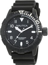 Nautica NSR 106 Black Dial Black Silicone Men's Watch - $84.95 Nautica NSR 106 Black Dial Black Silicone Men's Watch - $84.95