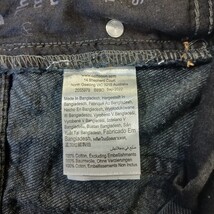 Cotton: On Every Day Denim Skirt Youth Women’s Size 4 Black Distressed (28×15) image 6