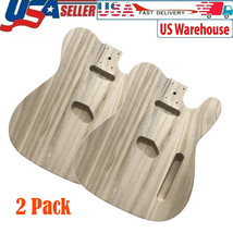 2X Polished Wood Type Electric Guitar Barrel Maple Guitar Body Fr Tl Gui... - £81.27 GBP