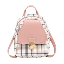 2022 New Fashion Mini Backpack Crossbody Bag For Teenage Girl Plaid Shoulder Pho - £112.20 GBP