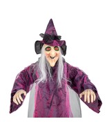 Life Size Lighted HANGING WITCH Speaks Eyes Light Halloween Prop Decorat... - $26.46