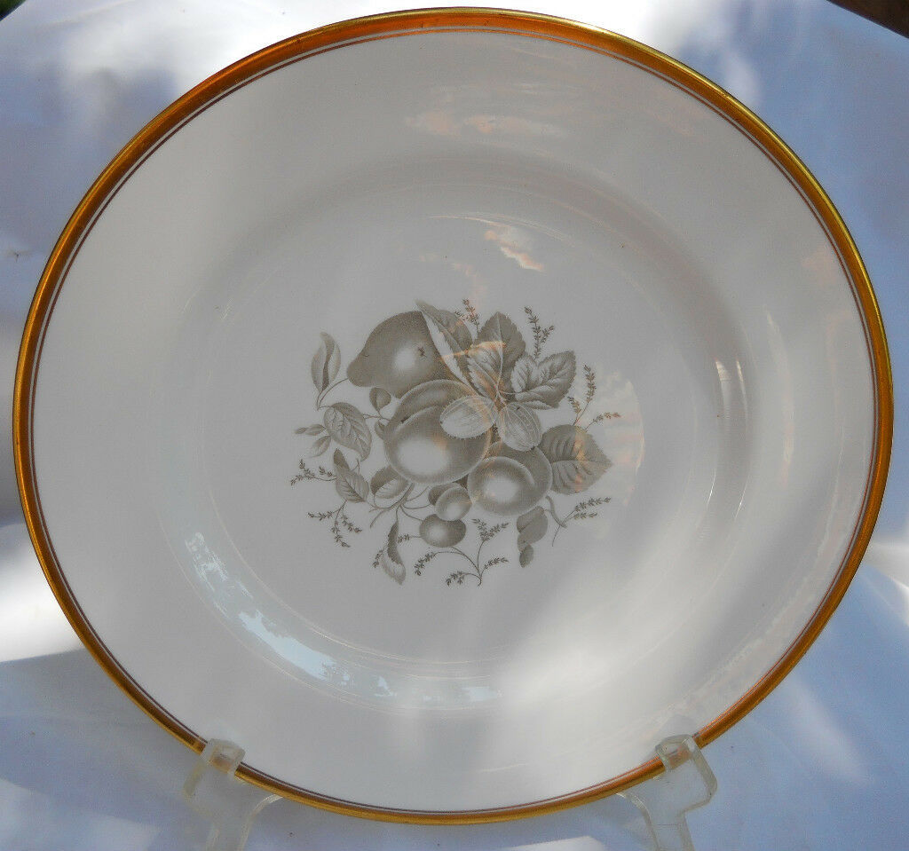 SPODE CHATHAM FRUIT DINNER PLATE S NO 5 GOLD TRIM Y5280 - $69.69