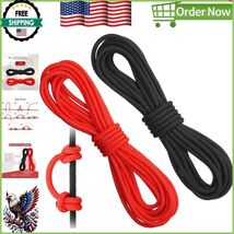 Black and Red Archery D Loop Rope Set - 2pc, 10ft Bowstring Serving Mate... - $350.61 MXN