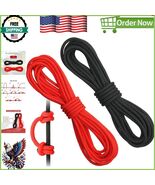 Black and Red Archery D Loop Rope Set - 2pc, 10ft Bowstring Serving Mate... - $26.56 CAD