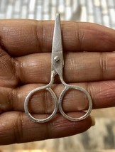 925 Sterling Silver Handmade Scissors, Shears, Indian Kainchi, 4.1 gram 2 inch + - £25.62 GBP