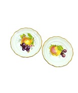 Haviland Plates Fruit Theme Gold Trim Scalloped Edges Porcelain Bavaria ... - €20,39 EUR