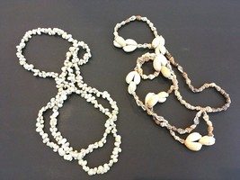 Vintage Puka Shell Necklace Lot VSCO Girl Beach Surf Hawaii Skate Cowrie 80s 90s - £9.38 GBP