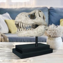 T-Rex Dinosaur Skull Fossil Museum Sculpture Reproduction Replica - £229.25 GBP