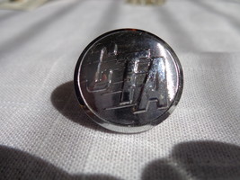 CTA Waterbury, Conn. Silver-Toned Button 1 Loop Vintage (#3698) - £11.74 GBP