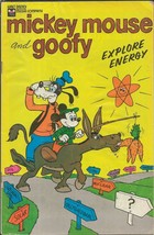 Mickey Mouse and Goofy Explore Energy #1 ORIGINAL Vintage 1976 Disney Comics - £10.10 GBP