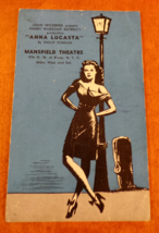 Anna Lucasta Postcard Mansfield Theatre NYC c1945 Winchell praise + Audience VG - £20.04 GBP