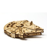 3D Wood Puzzle | M Falcon Spaceship 3D Puzzle | 3mm MDF Wood Board Puzzl... - £32.07 GBP