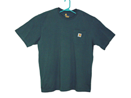 Mens Carhartt Slate Blue Original Fit Chest Pocket Short Sleeve T-Shirt ... - $27.92